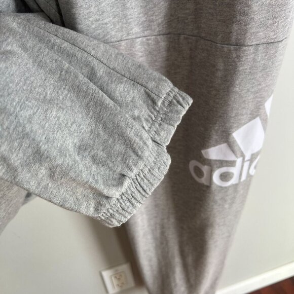 Adidas Mens Mid Rise Big and Tall Jogger Pant, 3x-large Tall, Gray - Picture 6 of 9